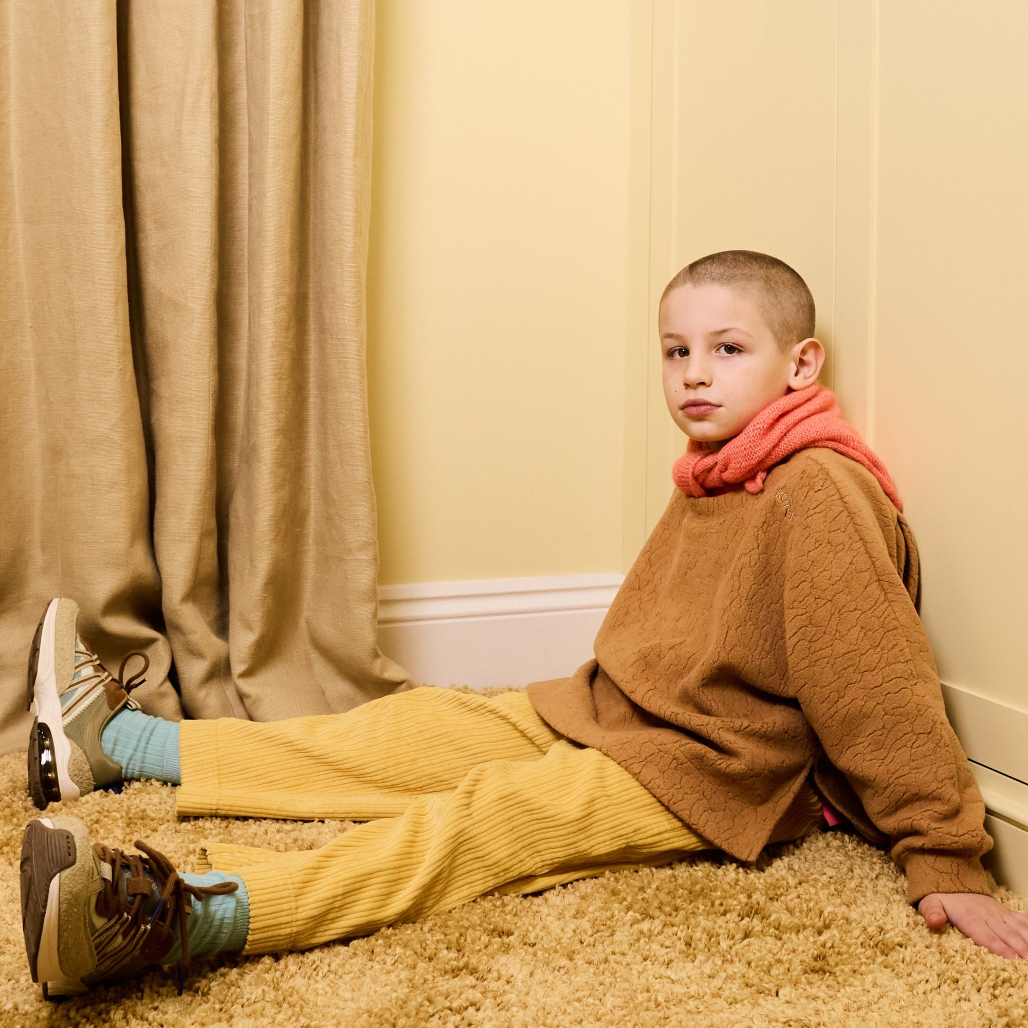 Ever Cotton Corduroy Trousers (Butter Yellow)